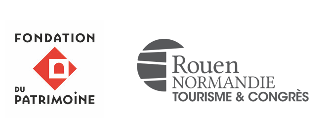Partenaires Fondation du patrimoine et Rouen Normandie Tourisme et Congrès
